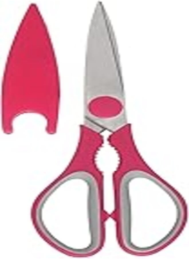OR Kitchen Scissors With Case, Multicolor 