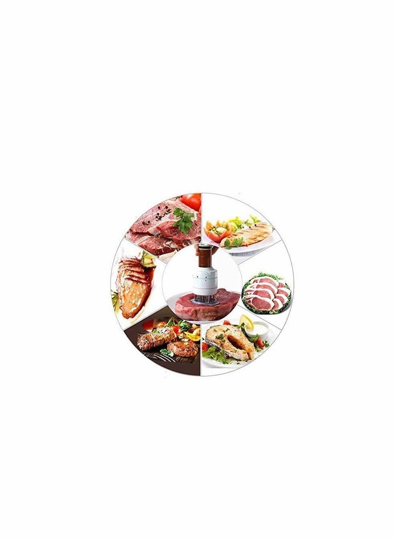 Y&D Tenderizer, New Stainless Steel Seasoning, Type Meat Tenderizer Steak Needle Tenderizer(White)  - Image 1