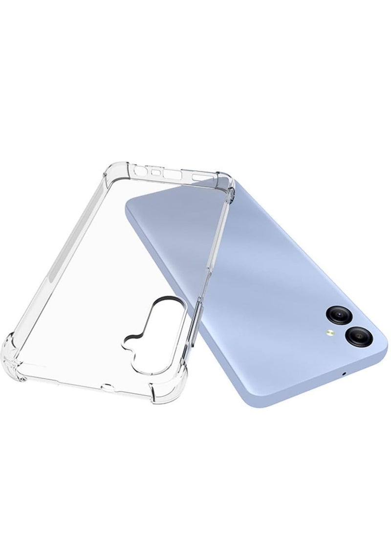 ELTRAZONE [1+2 Protection Bundle] Clear TPU Case for Samsung Galaxy A35 5G – Includes 2 Screen Protectors, Shockproof Reinforced Corners - Image 3