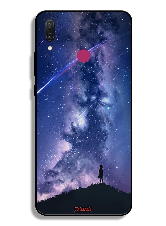 Tolwak Huawei Y9 (2019) Protective Case Cover Moving Stars - Image 2