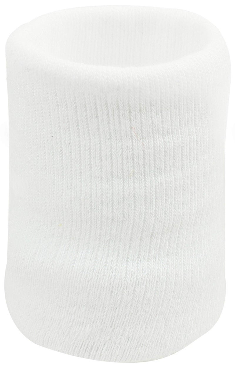 Neska Moda Unisex White Cotton Wrist Band-MFN-WB26 - Image 1