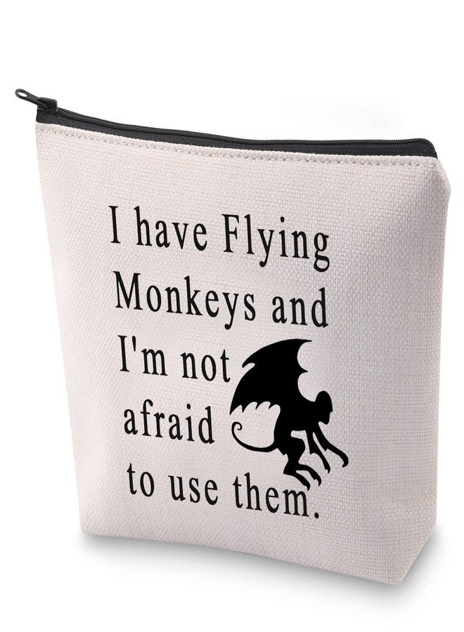 BLUPARK Funny Wizard Inspired Gift Flying Monkey Makeup Bag I Have Flying Monkeys Cosmetic Bag for Fans (I have Flying Monkeys) - Image 1
