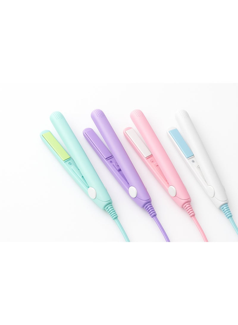 Mini Hair Straightener - Easy to Carry for Trips - High Efficiency, Multi Color, Ceramic - Image 1