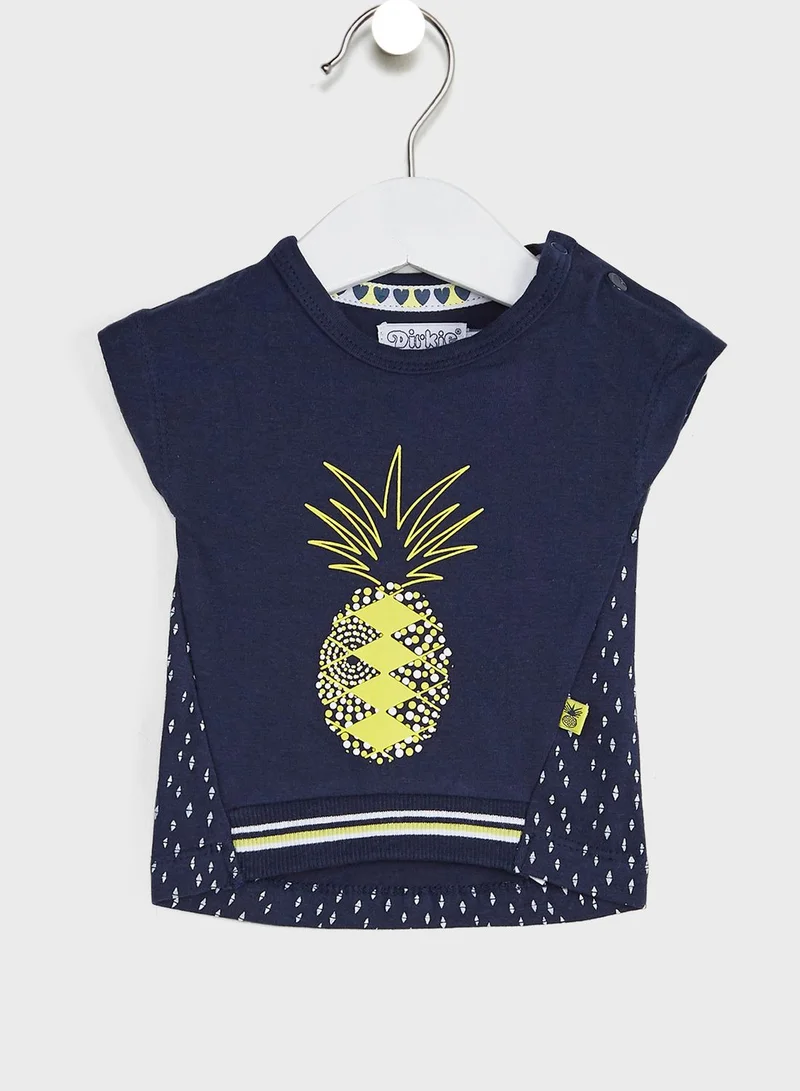 Dirkje Infant Graphic Top + Trousers Set