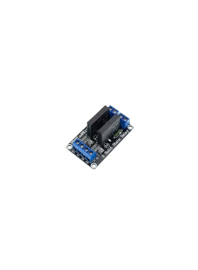 تليجيجا 5V 2 قناة وحدة تتابع الحالة الصلبة إخراج منخفض المستوى 240V 2A مع الصمامات المقاومة - Image 2
