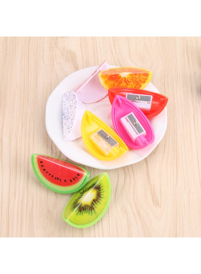 HELPS Creative Primary School Stationery Pencil Sharpener Cute Fruit Shape Single Hole Pencil Sharpener Manual Pencil Sharpener - Image 1