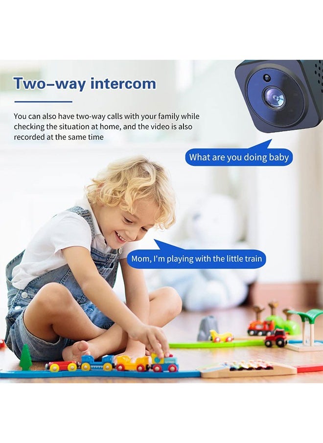 Mini WiFi Camera 1080P HD Night Vision Camera Wireless Monitoring Sports Outdoor Camera, Motion Detection, Real-time Monitoring Loop Recording  Only Support 2.4Ghz WiFi