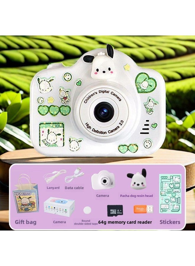 Generic Children's Camera Toy Photographable Printable Baby Camera Colored Polarets Birthday Gift For Boys And Girls-Body Color: *hd Dual Camera 64g One-year Warranty  - Image 1