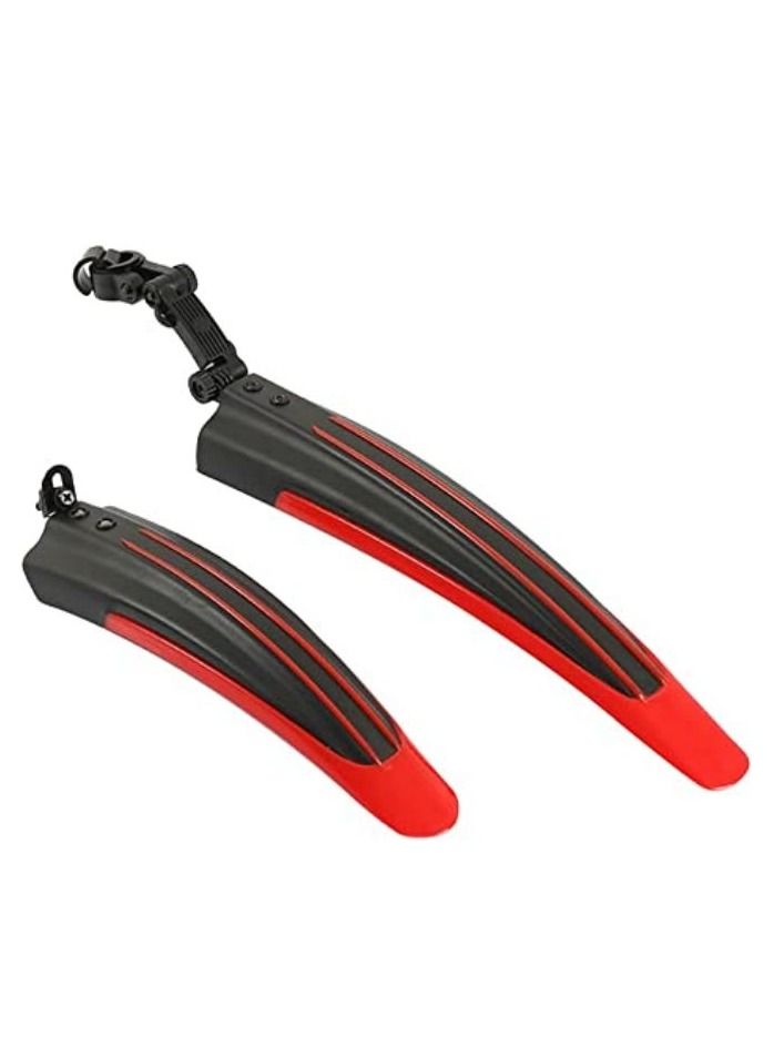 Generic Adjustable Road Mountain Bike Bicycle Cycling Tire Front，Rear Mud Guards Mudguard Fenders Set  - Image 1