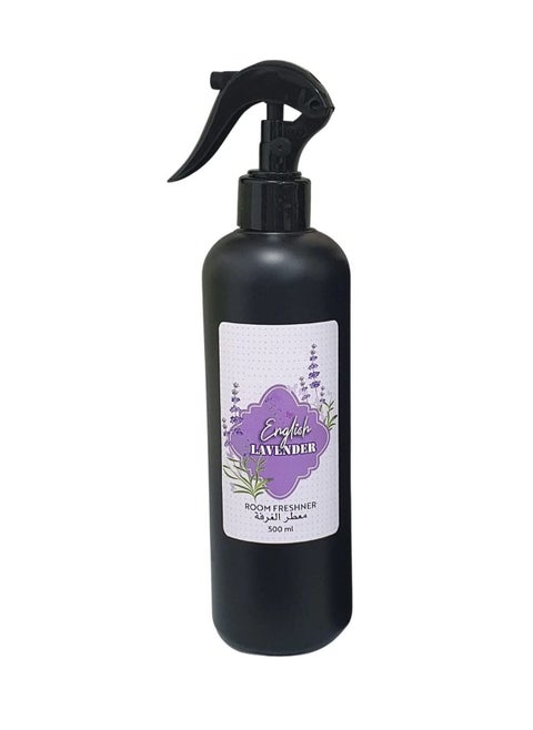 English Lavender Room Freshener Ideal for Home and Office Infused with Pure Lavender for Pillows and Carpet 500ml (1 Pack)