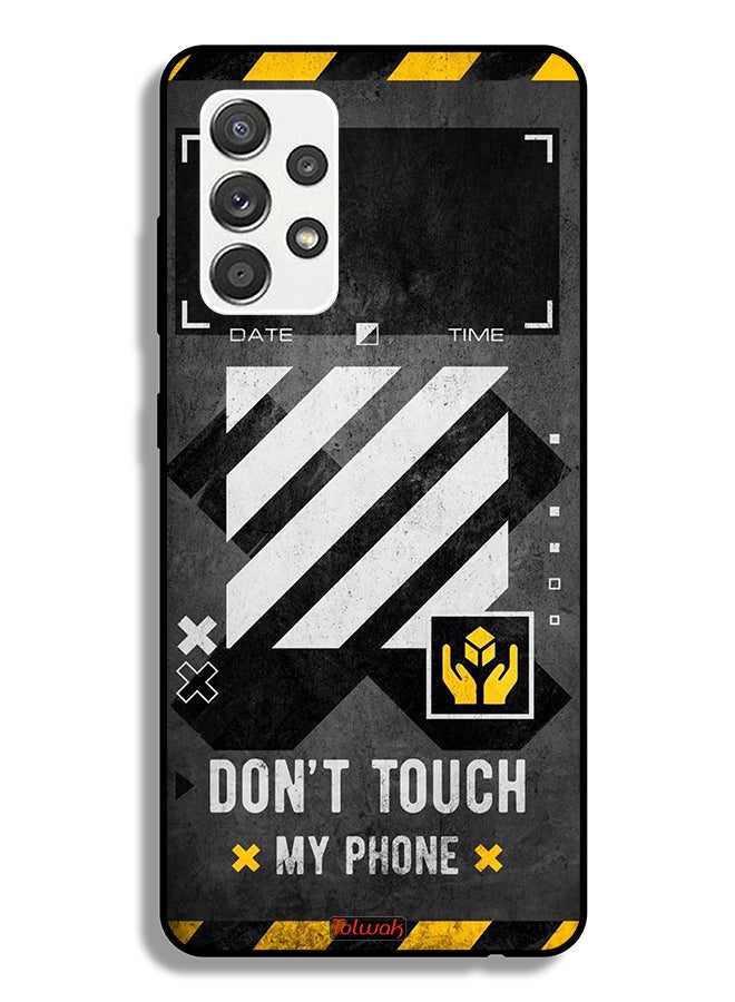 Tolwak Samsung Galaxy A32 5G Protective Case Cover Do Not Touch My Phone - Image 1