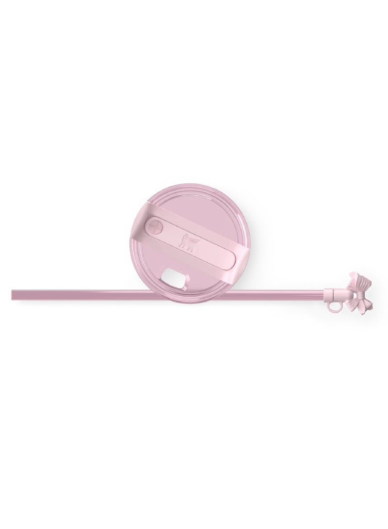 Stanley The Quencher H2.0 Tumbler With Handle And Straw 40 oz Flowstate 3-Position Lid Cup Holder Compatible For Travel Insulated Stainless Steel Cup BPA-Free Stanley X LoveShackFancy Cup Vacuum Insulated Tumbler With Lid and Straw For Water, Iced Tea Or Coffee, Smoothie And More Rosa Beaux Pink - Image 5