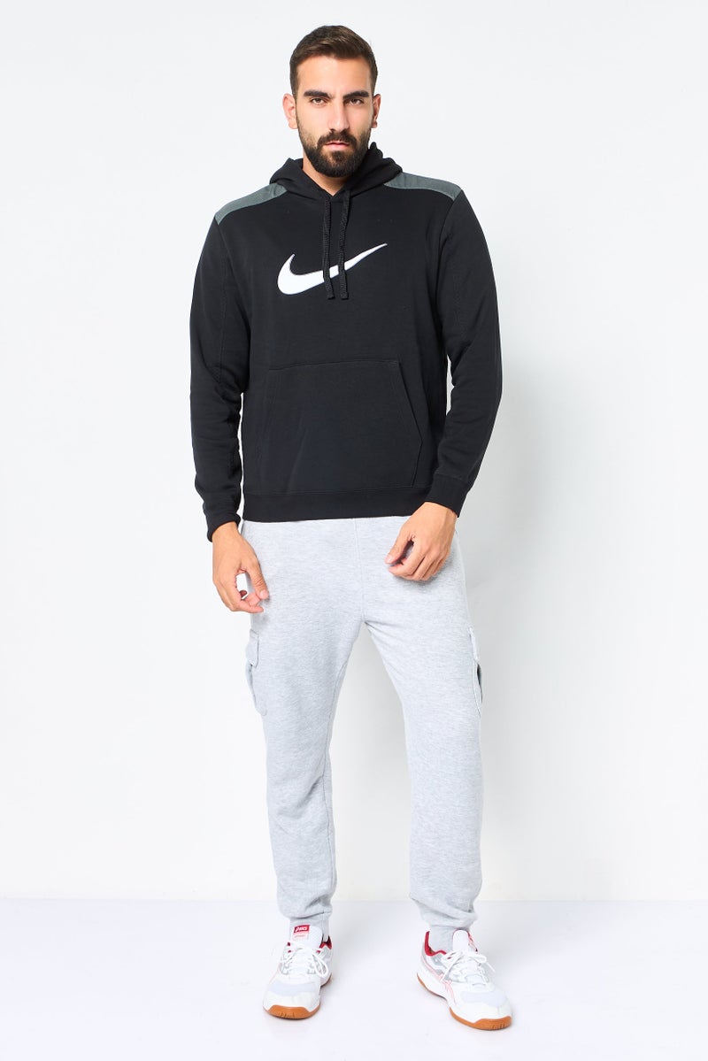 Nike Men Sportswear Fit Long Sleeve Outdoor Hoodies, Black - Image 2