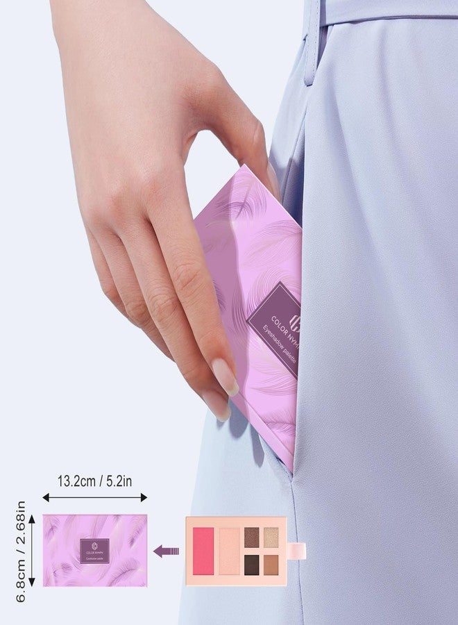 كولور_نيمف مجموعة مكياج كاملة من كولور نيمف - 2025 لونًا عصريًا، خالية من القسوة، مثالية للإطلالات اليومية، والمهرجانات، والحفلات، والإطلالات الاحترافية، مع علبة تخزين مجوهرات قابلة للفصل، هدية مثالية للمراهقين والشباب (بنفسجي) - Image 4