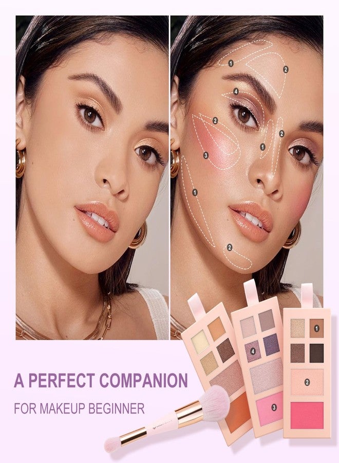 كولور_نيمف مجموعة مكياج كاملة من كولور نيمف - 2025 لونًا عصريًا، خالية من القسوة، مثالية للإطلالات اليومية، والمهرجانات، والحفلات، والإطلالات الاحترافية، مع علبة تخزين مجوهرات قابلة للفصل، هدية مثالية للمراهقين والشباب (بنفسجي) - Image 5