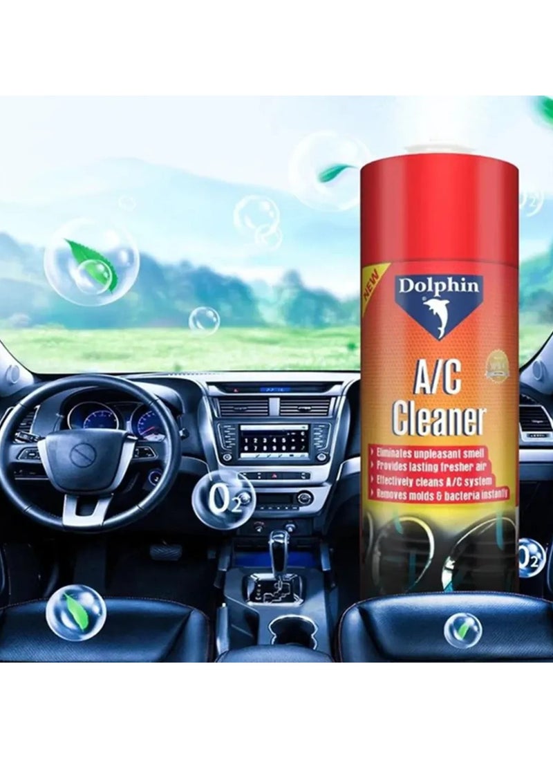 Dolphin Car AC Cleaner Spray 100ML – Removes Odor, Anti-Bacterial Formula, Fast & Easy Air Conditioner Cleaning for Cars  - Image 2