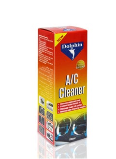 Dolphin Car AC Cleaner Spray 100ML – Removes Odor, Anti-Bacterial Formula, Fast & Easy Air Conditioner Cleaning for Cars  - Image 1