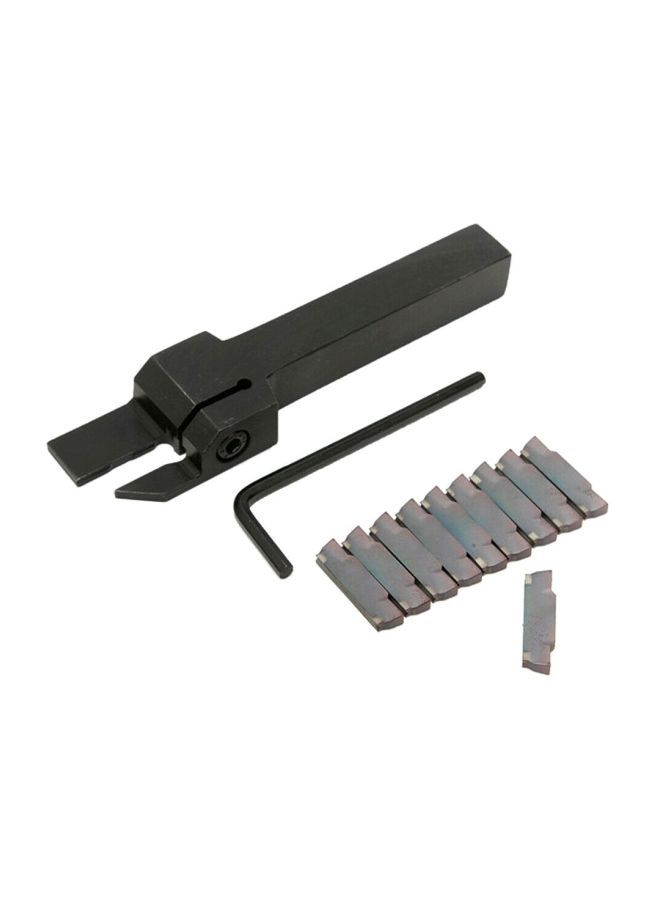 NIBEMINENT Lathe Cut-Off Tool Set Black/Silver  - Image 1
