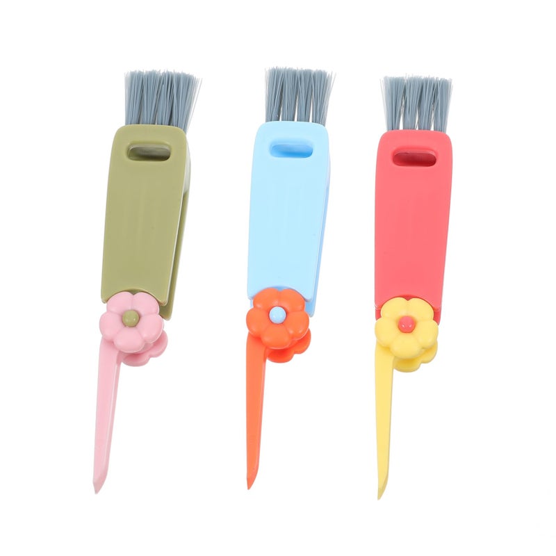 3Pcs Soft Bristle Cleaning Brushes For Bottles Caps And Tight Spaces - Image 2
