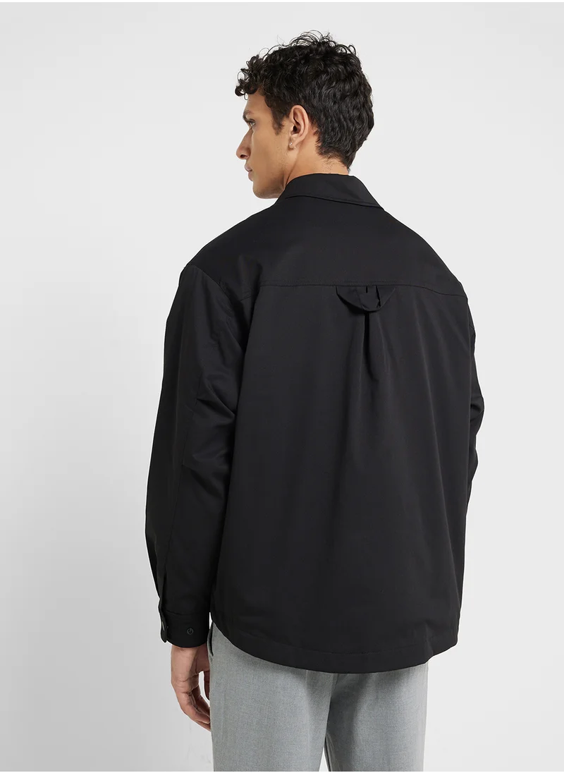 جاك اند جونز Jcohelvetica Parachute Regular Fit Overshirt