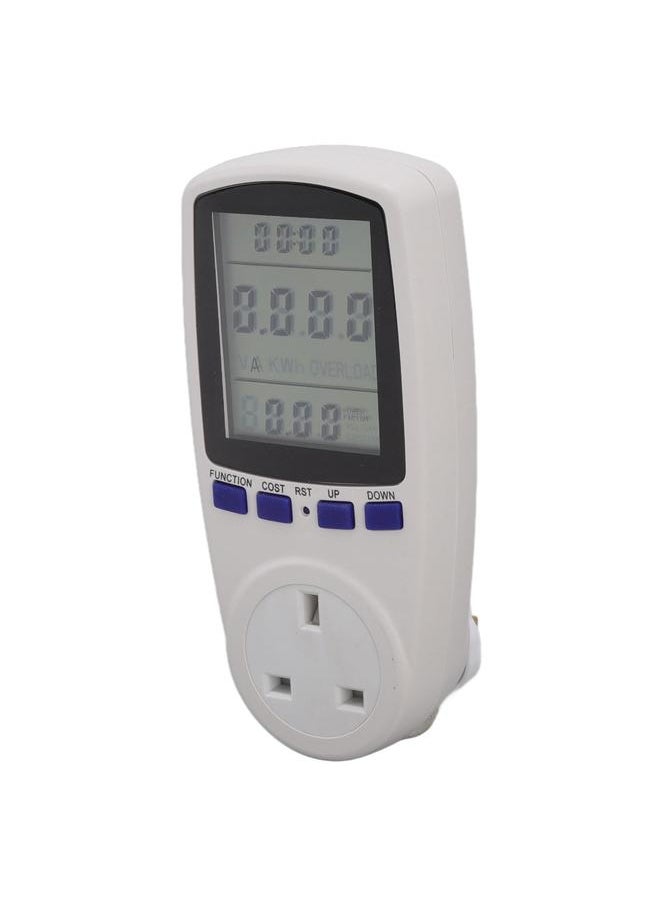 Thoraya Power Meter Socket LCD Display Overload Protection LED Light Digital Electricity Analyzer Monitor  - Image 2