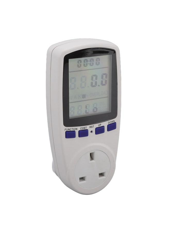 Thoraya Power Meter Socket LCD Display Overload Protection LED Light Digital Electricity Analyzer Monitor  - Image 3