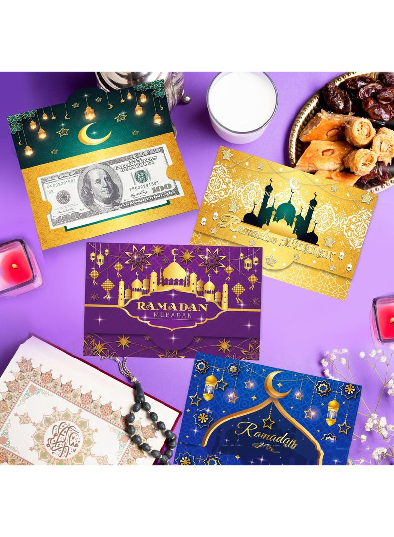 الأزرق جي دبليو مظاريف نقدية هدايا عيد الفطر المبارك مظاريف نقدية رمضان هدايا عيد أطفال مسلمين - Image 5