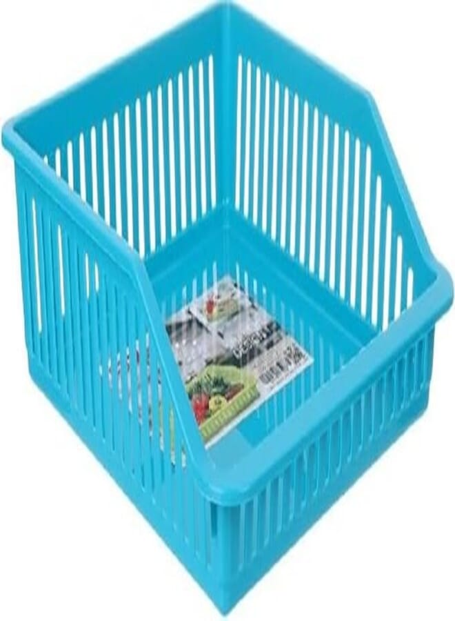 elyassin breathable rectangle plastic refrigerator organizer - multicolor