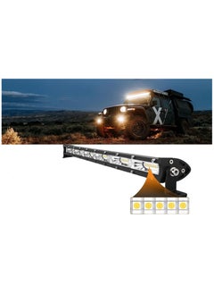Off-Road LED Light Bar - Dual Color Combo Beam, IP68 Waterproof, 162W, 51cm, 72 LED Points