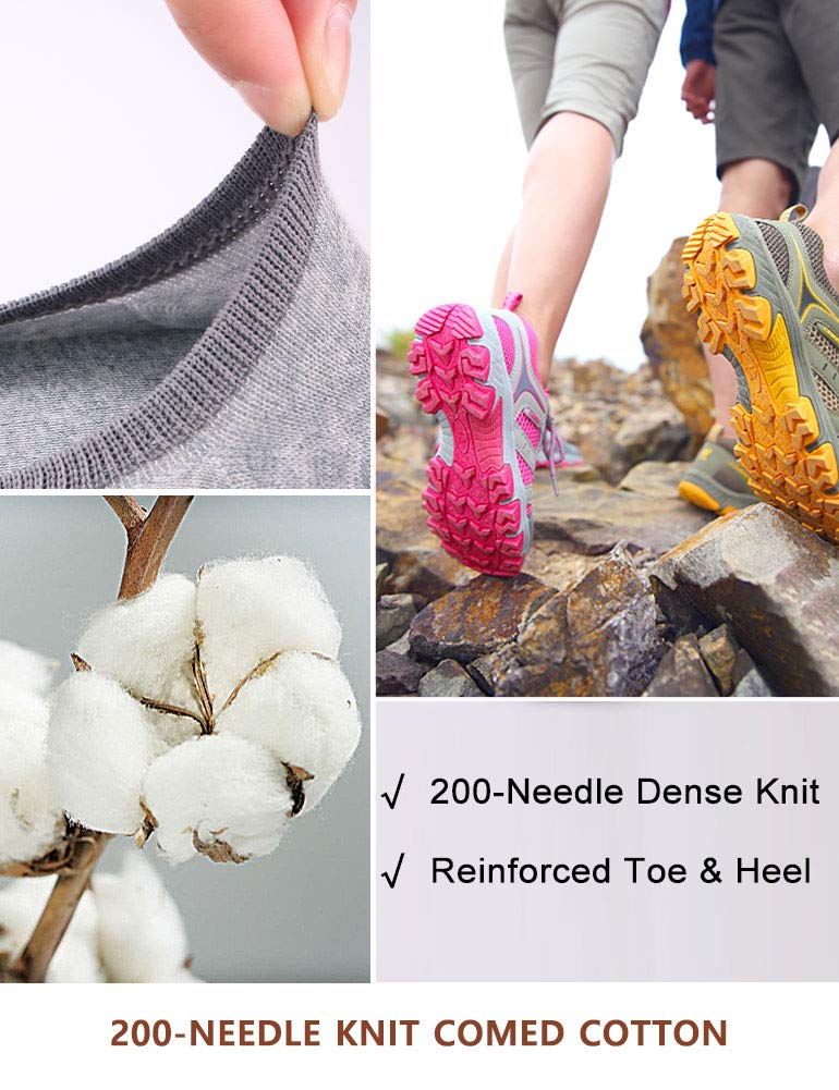 VERO MONTE 4 Pairs SOFT No Show Socks Women Athletic No Slip Liner (GREY, 6-7.5) - Image 4