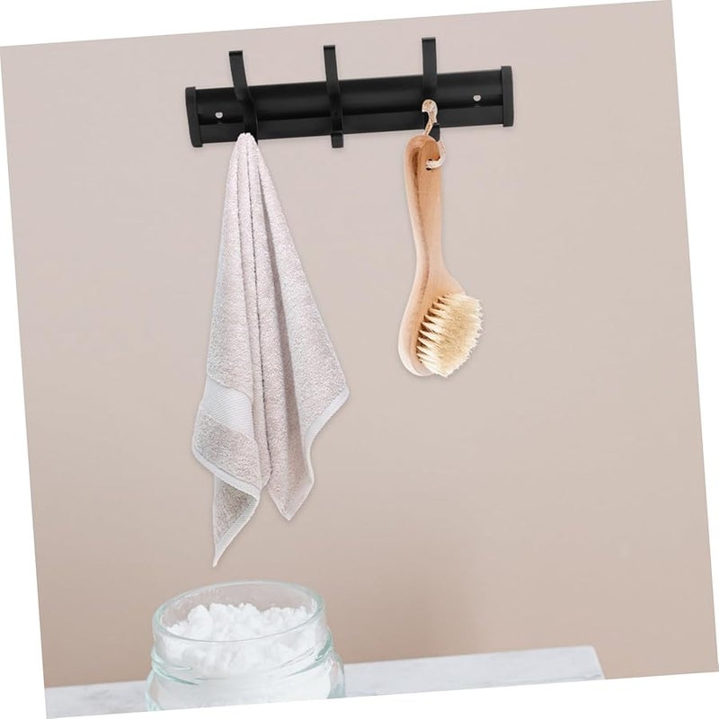 Movable Bathroom Towel Hook Space Saving Hanger for Toilet and Clothes - Image 5