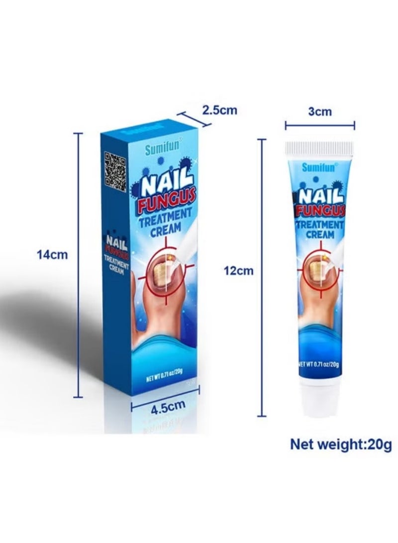 Sumifun Nail Fungus Treatment Cream, Bad Nail Care Ointment, Nail Fungus Treatment, Nail Growth and Repair, Nail Treatment Repair Cream 20g - Image 4