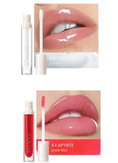 FOCALLURE 2 Pieces Of High Shine Lip Gloss 01 And 04  - Image 1