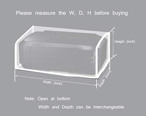 LU2000 Printers Dust Cover 17.7W x 14.9D x 5.5H All Popular Size Available In Our Store Lots Copier Covers Compatible for HP Epson Dell Check More Here - Image 2