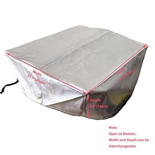 LU2000 Printers Dust Cover 17.7W x 14.9D x 5.5H All Popular Size Available In Our Store Lots Copier Covers Compatible for HP Epson Dell Check More Here - Image 4
