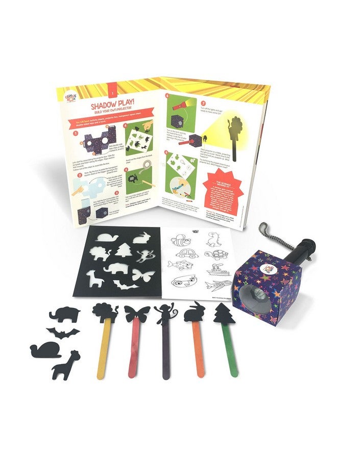 Genius Box - Play some Learning STEM Toy for 5+ Year Age: Light and Sound DIY,Activity Kit, Learning Kit, Educational Kit,Multicolor, Wood;Paper 15 Activity Kit - Image 3