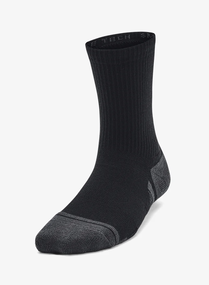 اندر ارمر Youth 3 Pack Performance Tech Crew Socks