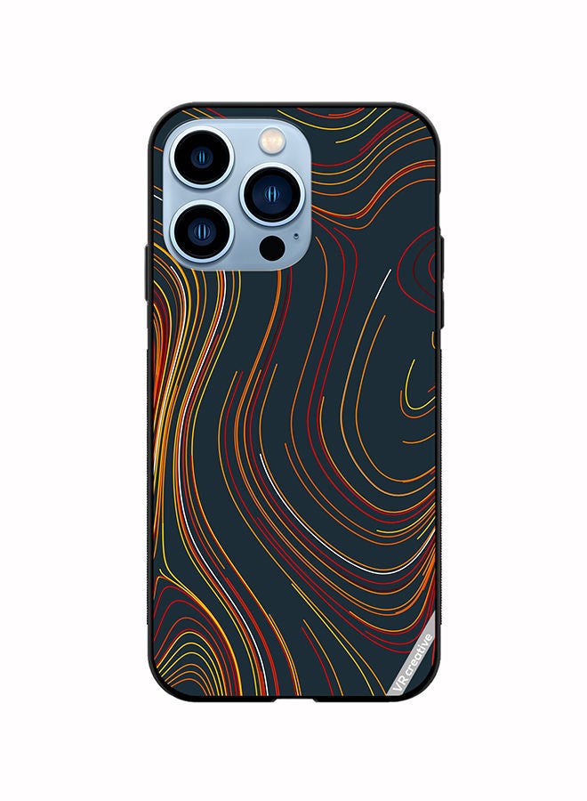 VR CREATIVE Protective Case Cover For Apple iPhone 14 Pro Max Layers Design Multicolour - Image 1