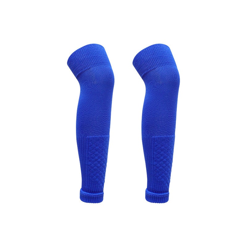 New Over-Knee Breathable Soccer Shin Guard Socks 609 black  - Image 2