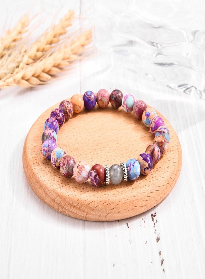 FIEEFX Gifts for Mom, Mothers Day Christmas Valentines Day Easter Birthday Gifts Stocking Easter Basket Stuffers Beaded Bracelet Jewelry Gifts for Mom from Son - Image 2
