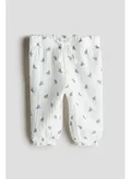 اتش اند ام white with blue floral pattern
