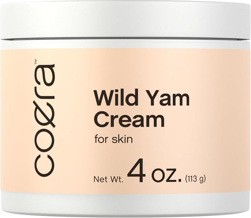 Coera Coera Wild Yam Cream  4 oz  Skin Moisturizer for Women  Free of Parabens SLS and Fragrances