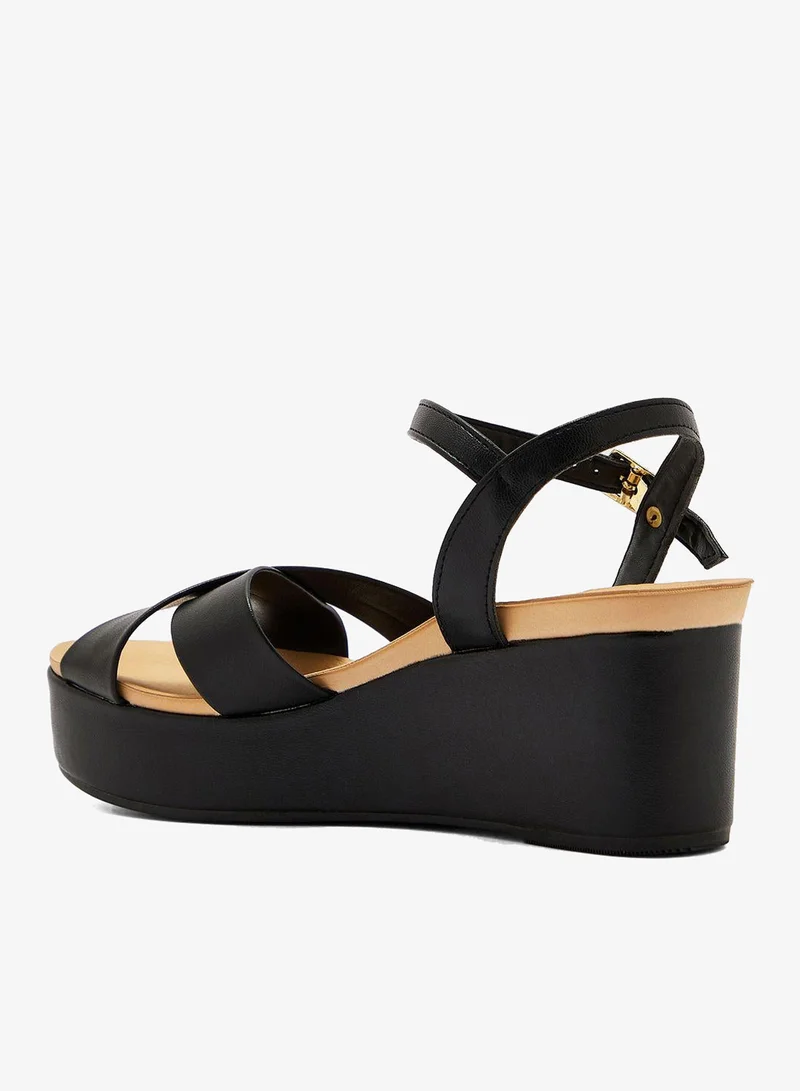 Beira Rio Black Wedge Sandals for Women – Stylish Wedge Heel Sandals for Girls & Daily Wear for Women | Best Price UAE