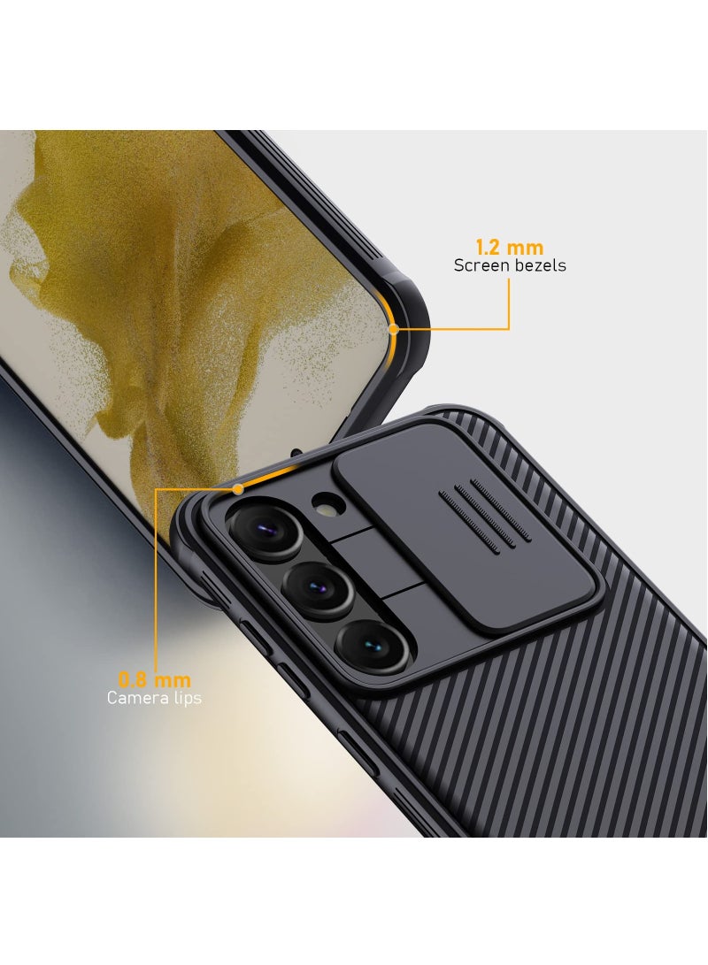 Nillkin For Samsung Galaxy S24 Plus Case TPU Shockproof Airbag Frame, Camera Lens Protection Slide Cover Phone Case, Anti-Fingerprint Slim Fit Mobile Back Cover - Image 3