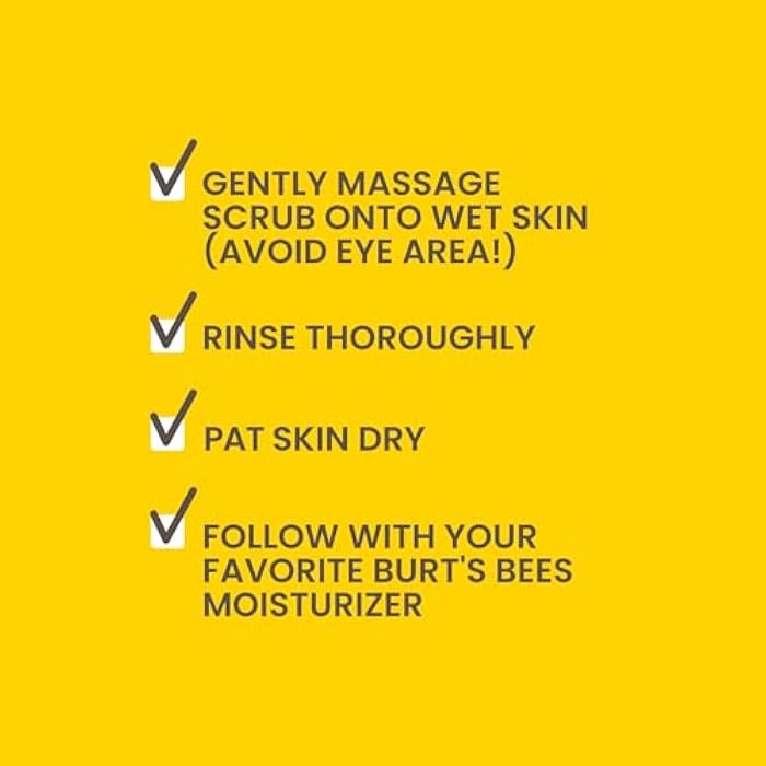 Burt's Bees Deep Cleansing Pore Scrub with Peach and Willow Bark, 4 Ounces, Pack of 3 - Image 5