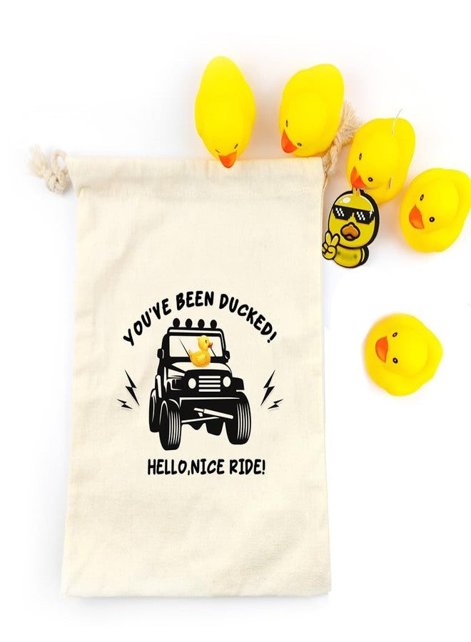 LANBAIHE You've Been Ducked | Duck Duck bag | Rubber Duck Drawstring Bag | Reusable Rubber Duck Bag | 13 x 10 inches | Great Gift for Any Rubber Duck L421 - Image 5