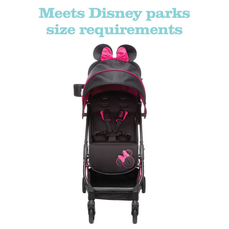 Disney Minnie Mouse Teeny Ultra Compact Stroller, Let's Go Minnie! - Image 4