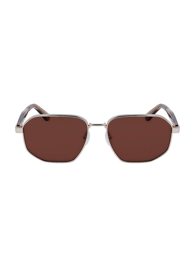 CALVIN KLEIN - Men Hexagon Sunglasses CK23102S Lens Size :  58 mm - Image 1