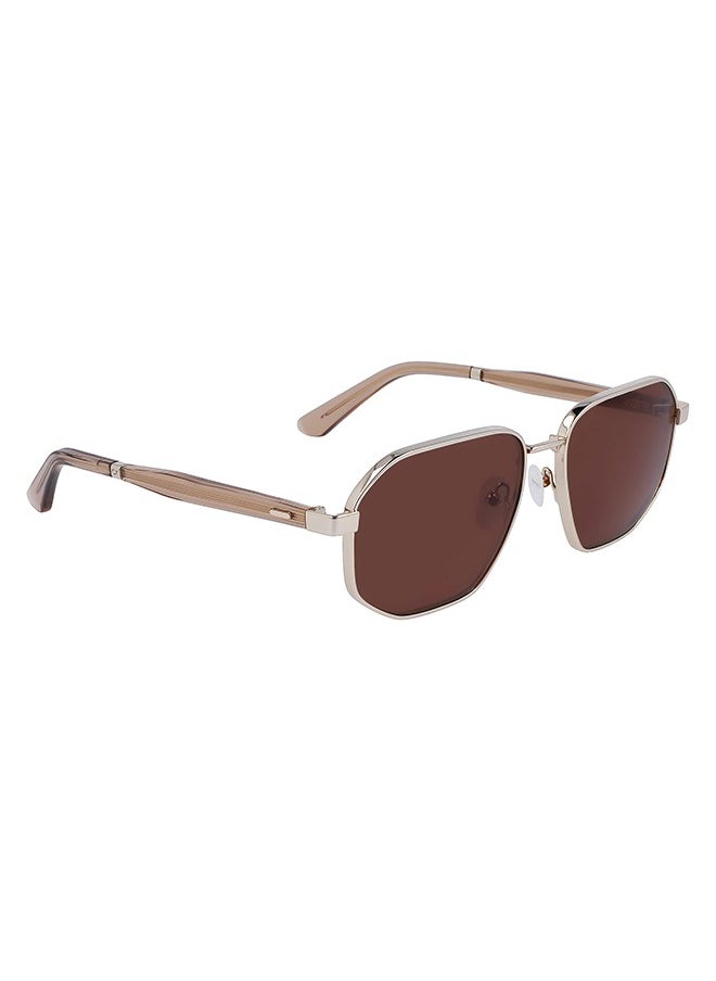 CALVIN KLEIN - Men Hexagon Sunglasses CK23102S Lens Size :  58 mm - Image 1