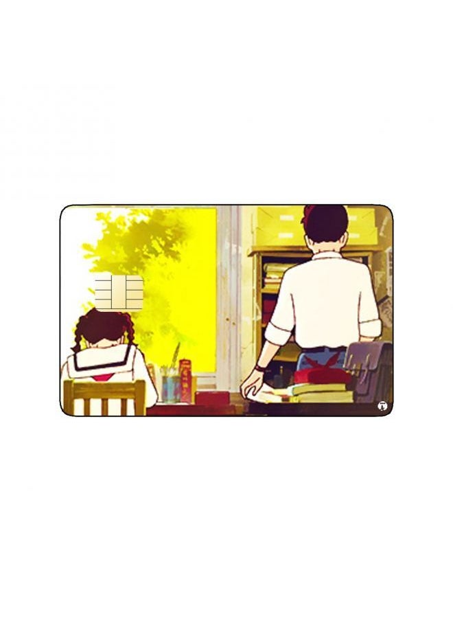 RKN - PRINTED BANK CARD STICKER Umi And Shun From Up On Poppy Hill Anime - Image 1